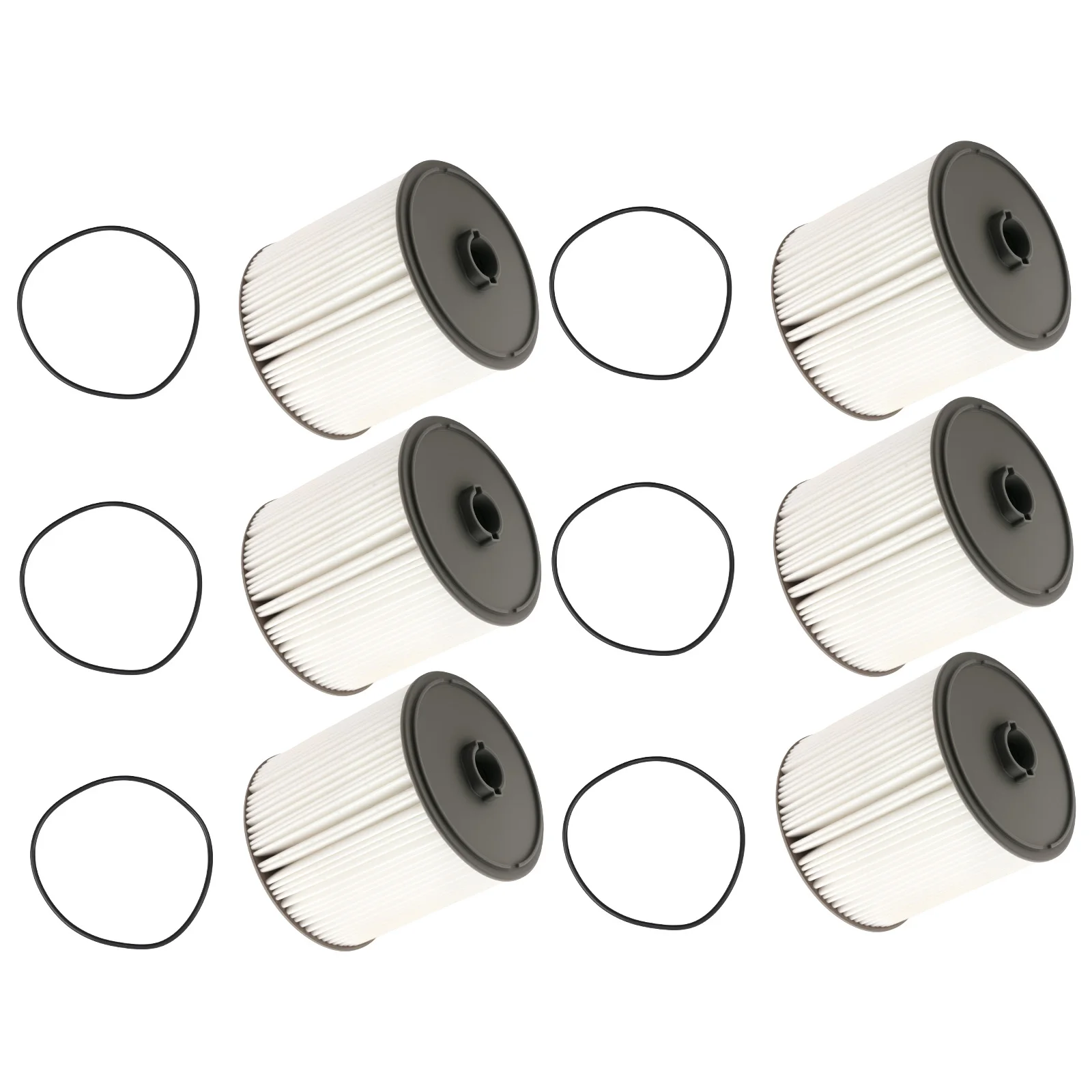 

Engine Fuel Filters 6 pack for Ram 2500 3500 4500 5500 6.7L PF46152 w/ O-Ring