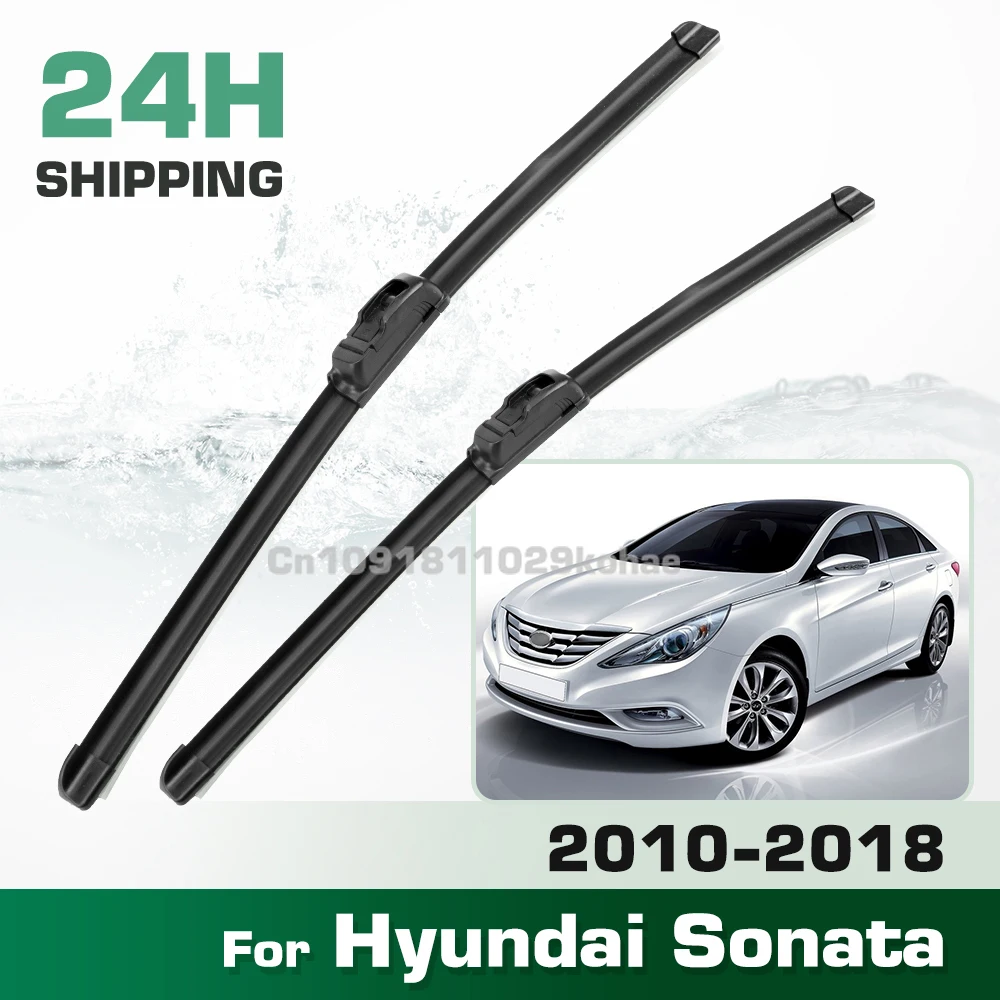 

For Hyundai Sonata YF LF 2010-2018 2011 2012 2013 2014 2015 LHD&RHD Front Wiper Blades Windshield Windscreen Window Brush 26"18"