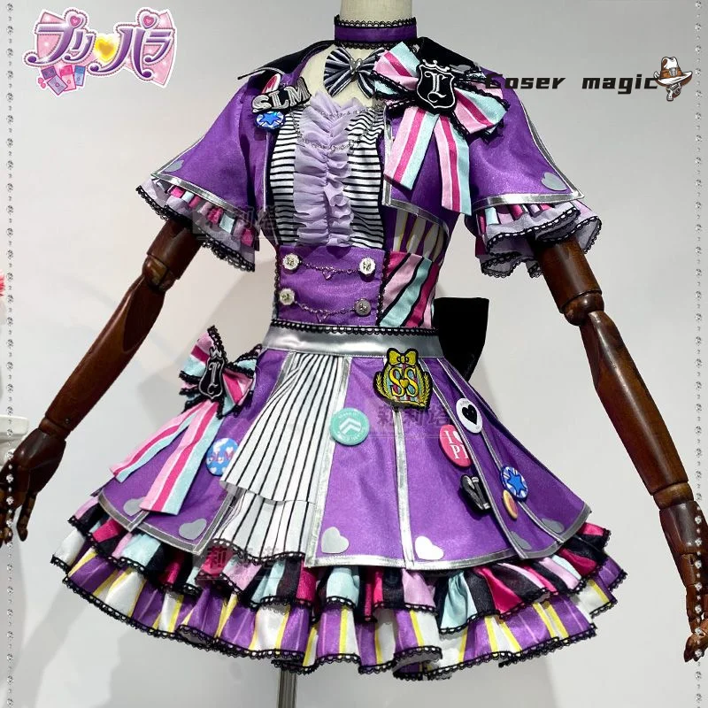 Anime pripara manaka laala minami mirei cosplay traje uniforme halloween carnaval festa de natal jogar papel roupas