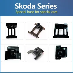 Car Bracket Base For Skoda Superb Rapid Spaceback Octavia Kodiaq GT Karoq Kamiq Octavia PRO Fixed Clip Phone Holder Mount