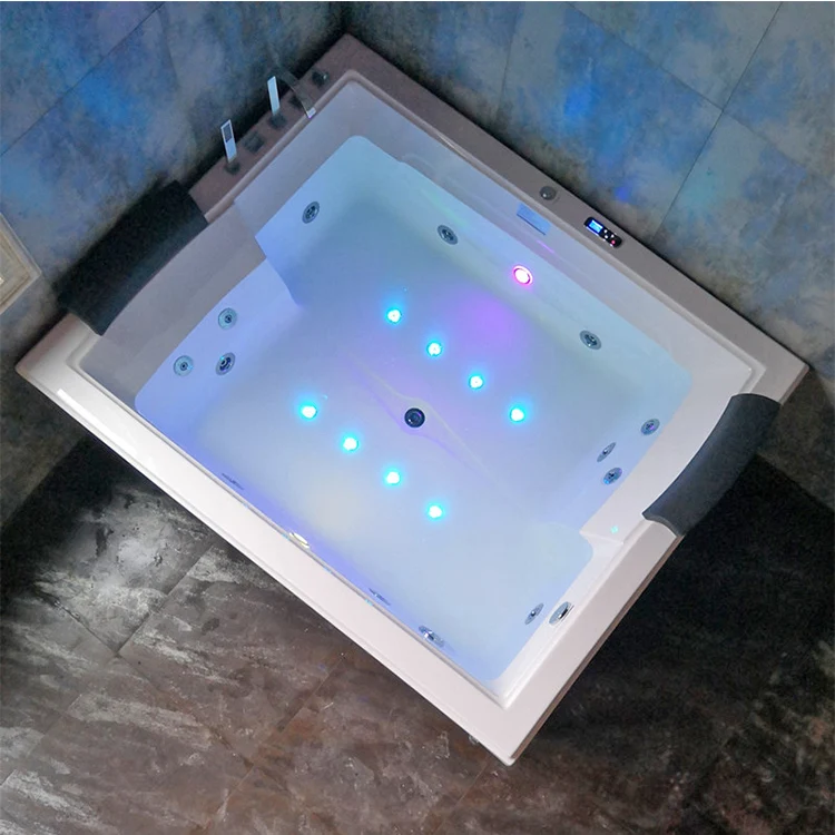 

AOWO-6099 Best Price Double Jacozy Pure Acrylic Foshan Manufacture Massage Bathroom Setup Spa Jakuzzi 2 Person