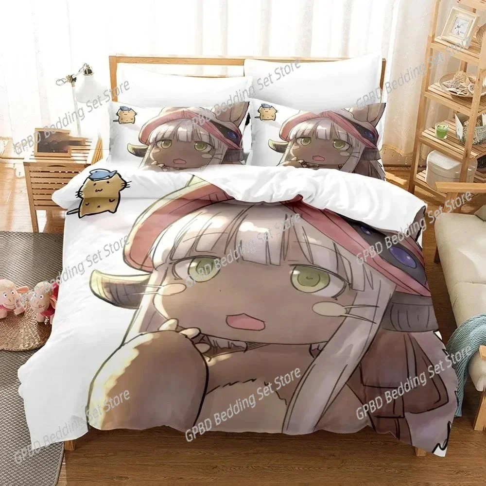 

Anime Made in Abyss 3D Duvet Cover Bedding Set Comforter Linen Pillowcases Home Decor Single Double Twin King Queen