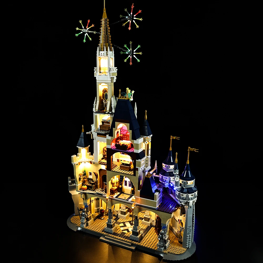 LED Light Kit For 71040 Cinderella Princess Castle City Model  DIY Toys Set (Not Included Building Blocks)