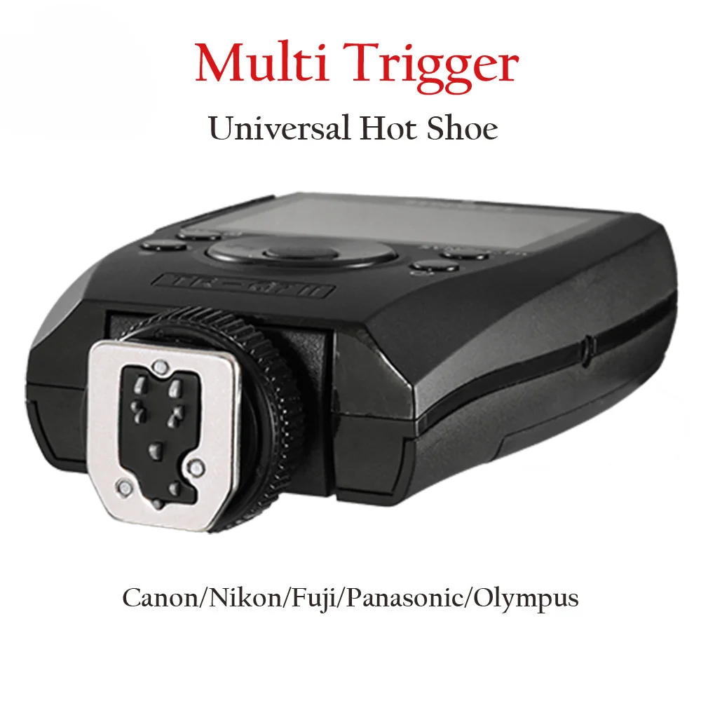 TR-Q7II C/N/S/F/O/P TTL Transmitter 2.4G HSS Flash Trigger Camera Flash Lights For All Camera