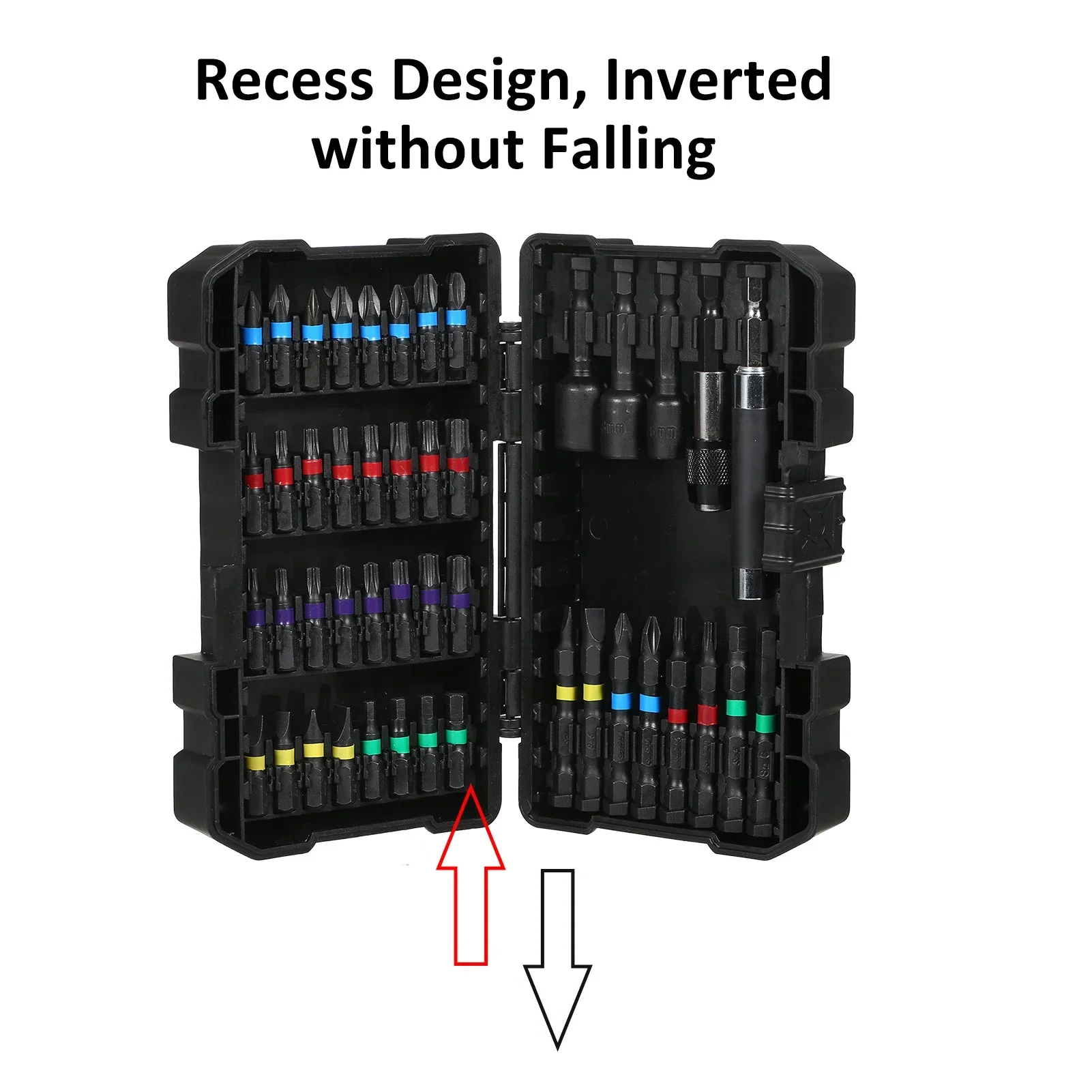 15PCS Drill Bit Set Screwdriver Bit Set Impact Driver Bit Set for Wood, Metal Steel and Security Screwdriver Bits for Power Tool