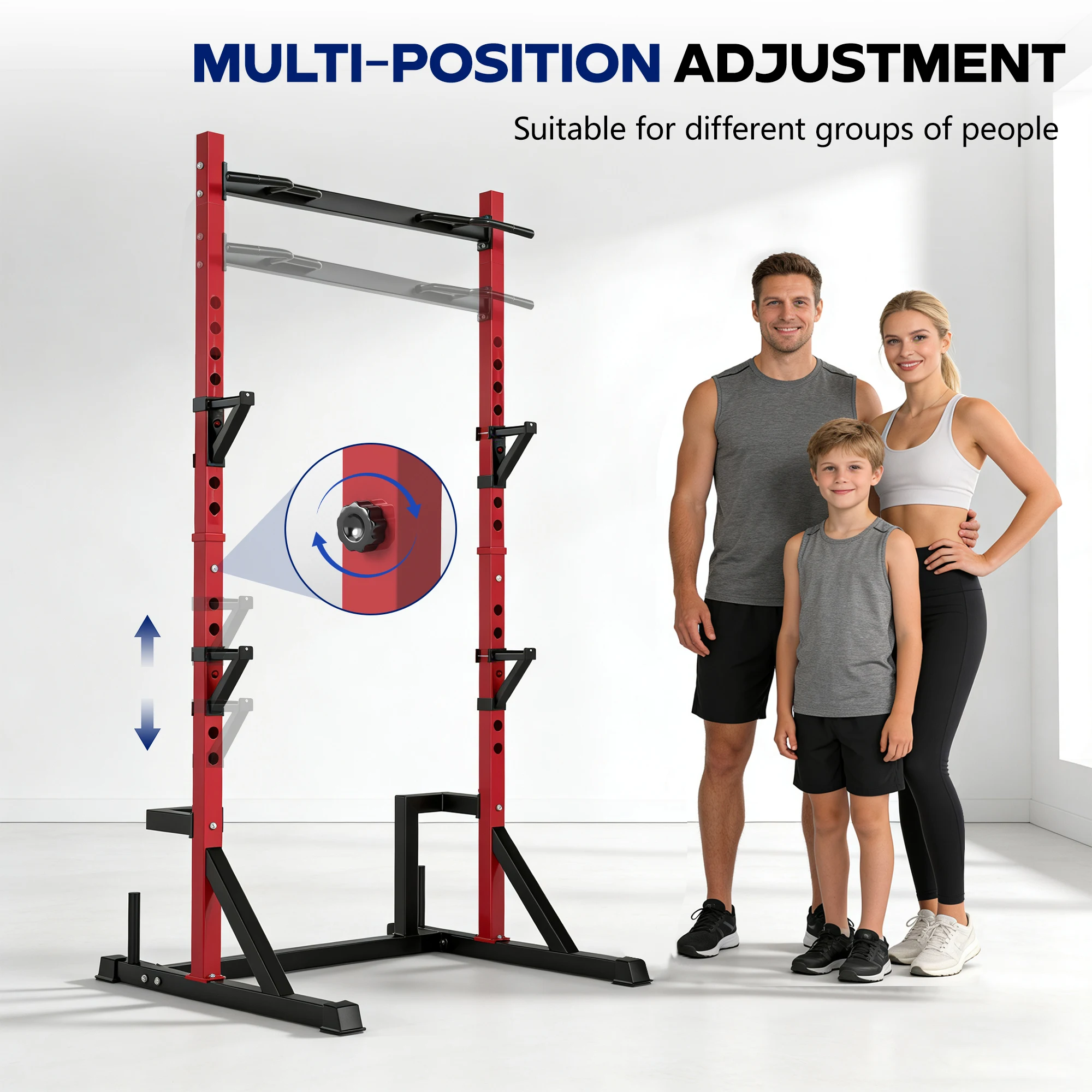 KERDOM Rack de musculation mul - Heavy Equipment Storage avis et prix