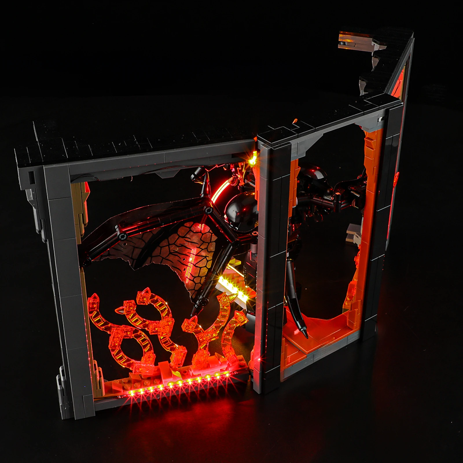Lighting Set For LEGO Balrog Book Nook Lord of the Rings RC Version Not Include Building Block (Only Led Light Kit)