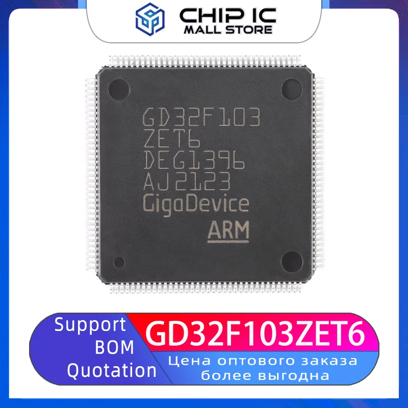 GD32F103ZET6 Can Replace STM32F LQFP-144 ARM Cortex-M3 32-Bit Microcontroller -MCU Chip 100% New Original and Stock