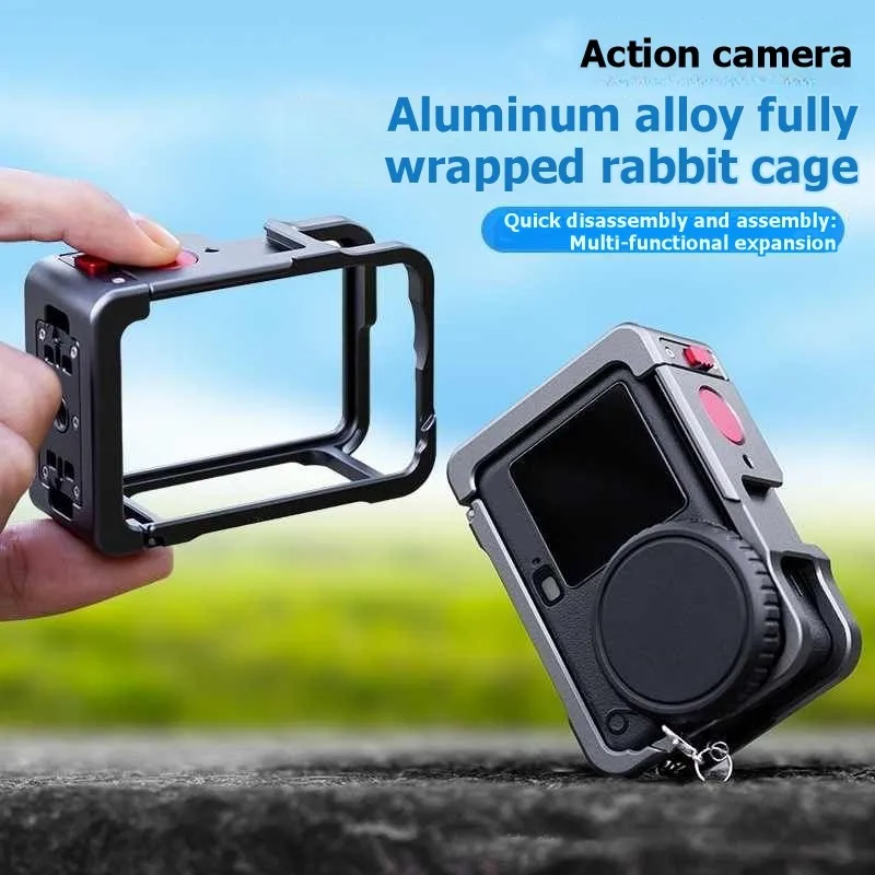 

DIGIT-Quick Release Protective Cage Expansion Metal For DJI Osmo Action 6 Camera Accessories Protective Cage