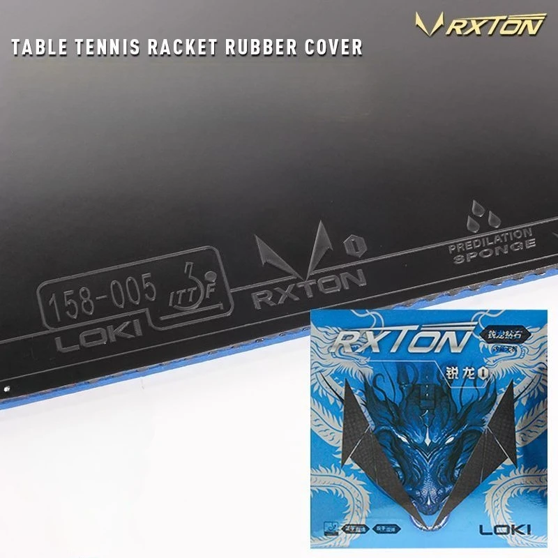 LOKI Rxton 1 Diamond Table Tennis Rubber Sheet Internal Energy Pre-filling Oil Bottom Ping Pong Rubber Anti-sticky Pips in