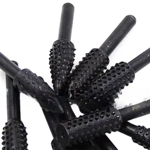

10pcs Rotary Tool Rasp File Drill Bits For Woodworking Carving Tool Rotary Burr Set Hexagonal Handle Electric Polishing Head