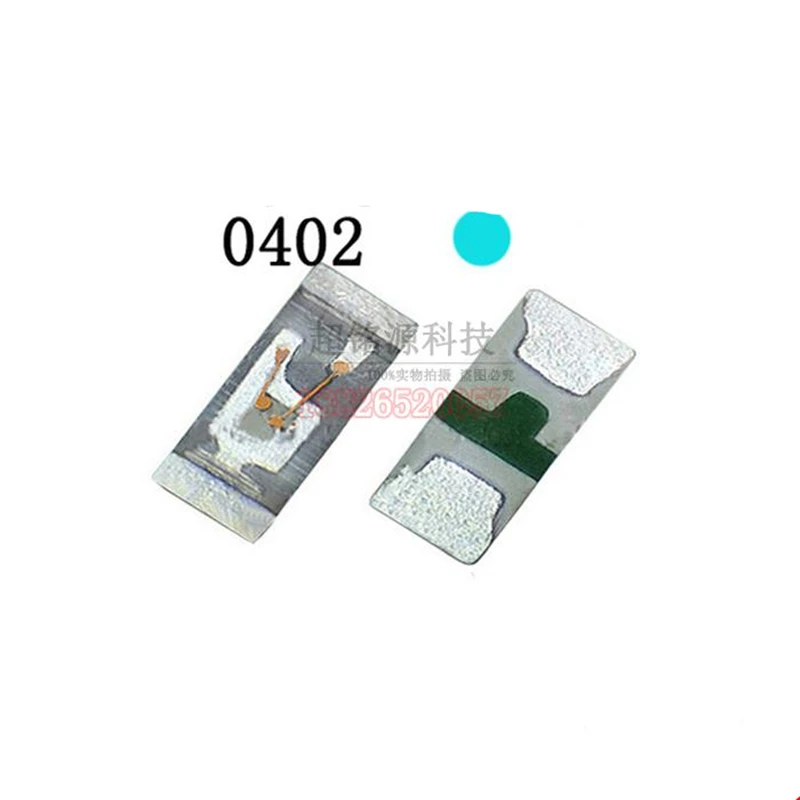 

500PCS High Bright SMD LED 0402 Ice Blue 1005 Light Emitting Diode