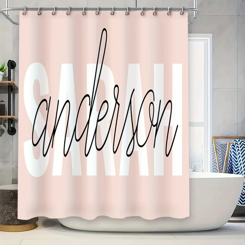 

Vibrant Floral Shower Curtain Home Decor Pink Red Yellow Green Colorful Bathing Room Waterproof Liner for Bathroom Decorations (