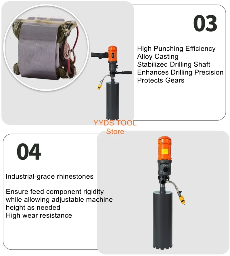 SCY-90/2BS Water Drill Concrete Core Drill Engineering Drill Hole Maker Drilling Machine