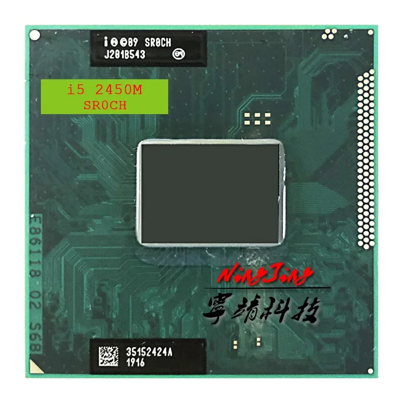 Intel Core i5-2450M i5 2450M SR0CH 2.5 جيجا هرتز ثنائي النواة رباعي الخيوط وحدة المعالجة المركزية 3M 35W المقبس G2 / rPGA988B #1