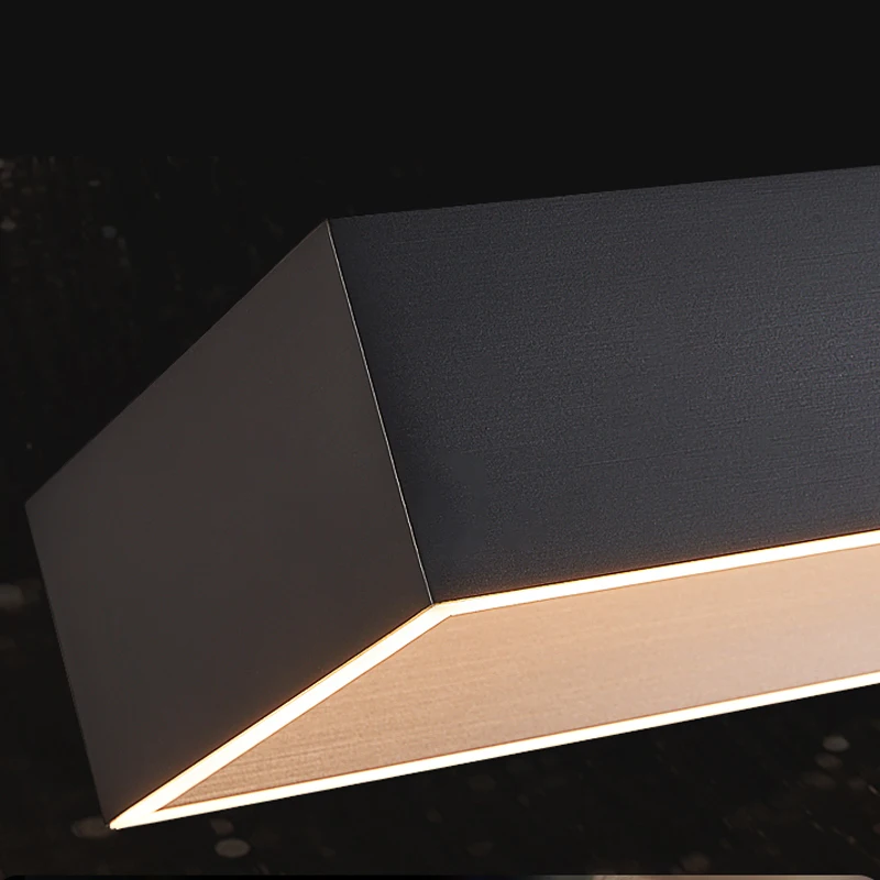 كلمة واحدة الحد الأدنى غرفة الطعام الثريا الحديثة شريط طويل طاولة طعام مصباح غرفة الطعام الفاخرة طاولة بار مصباح مكتب الخفيفة