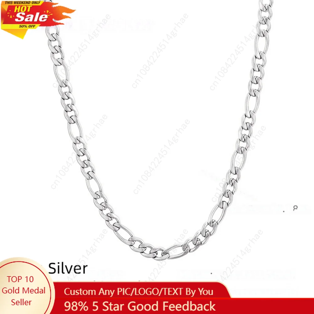 Collana in argento sterling 925, collana cubana hip-hop per uomini e donne 16 pollici - 30 pollici, collana semplice di gioielli di moda