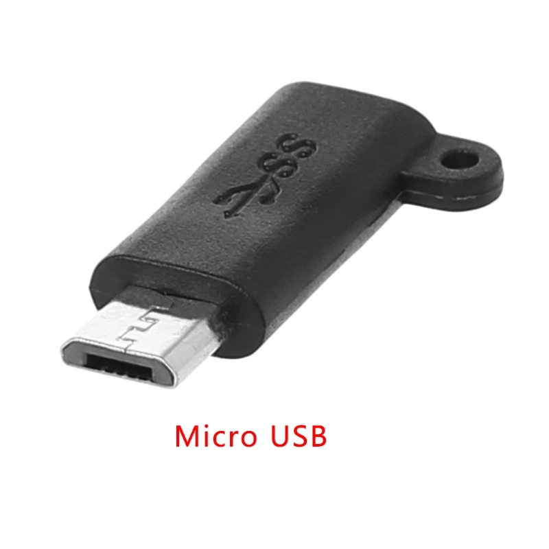 Y1UB Portable Micro USB 2.0 Male To USB 3.1 Type Female Data Adapter