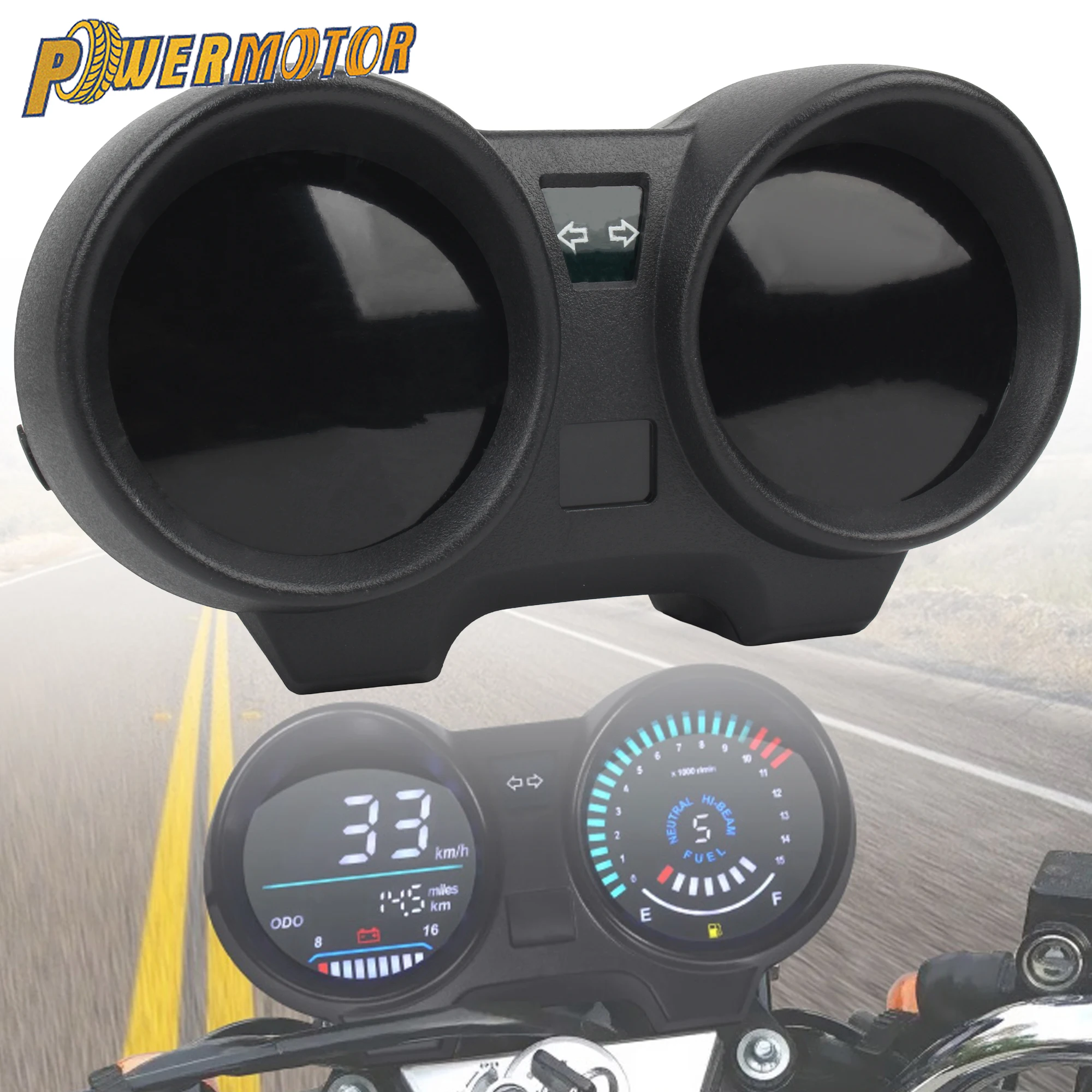 

for Titan 150 Honda Cg150 Fan150 Motorcycle Digital Led RPM Meter Speedometer Digital Dashboard Tachometer Odomete Modified Part