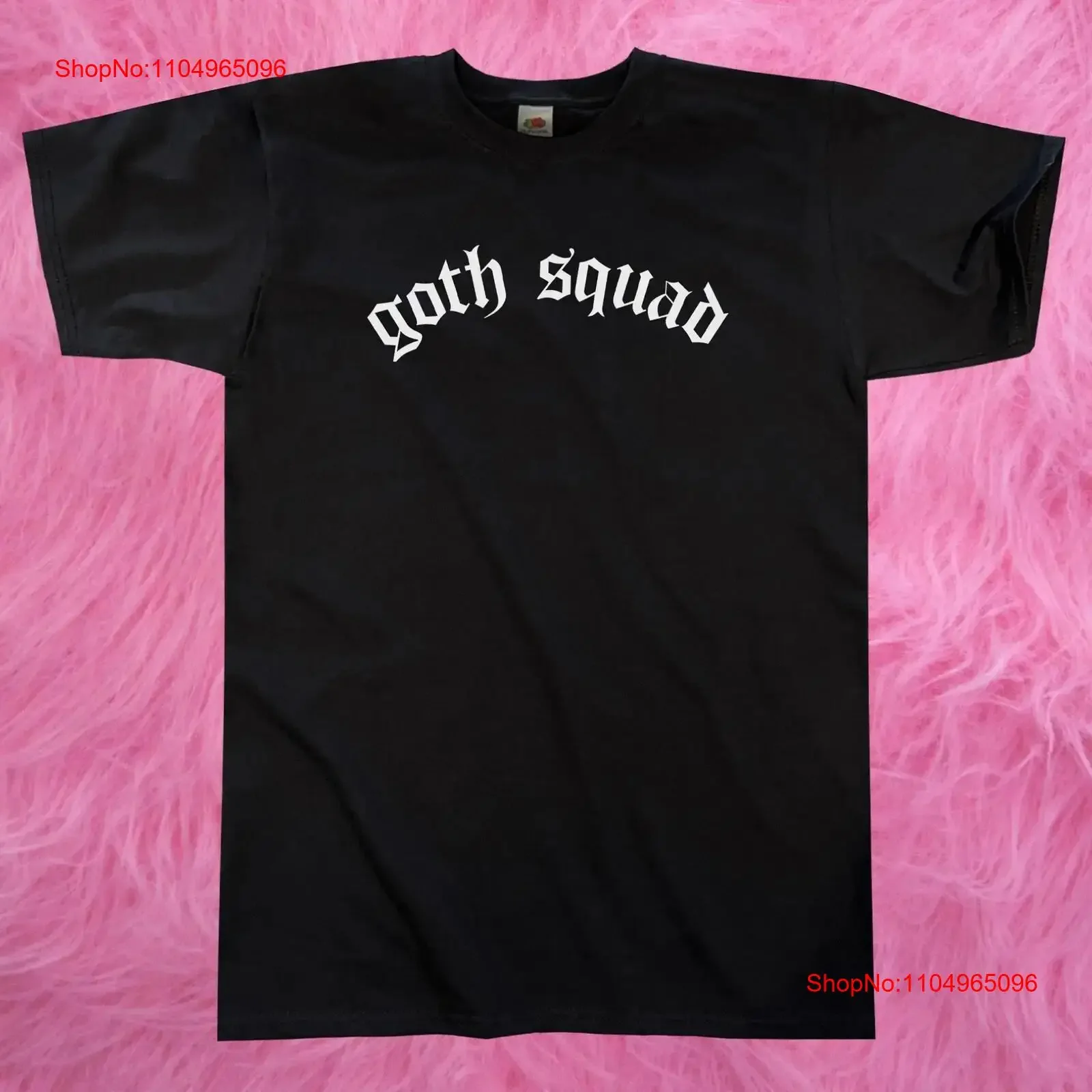 

Goth Squad T Shirt Mens S M L XL vintage Washed designer clothes graphic Soft Stretched streetwear Casual homme fashion