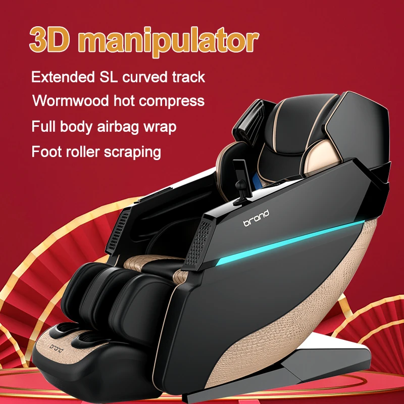 2024 Hot Selling 3D Full Body Massage Chair Zero Gravity SL Track Massage chair