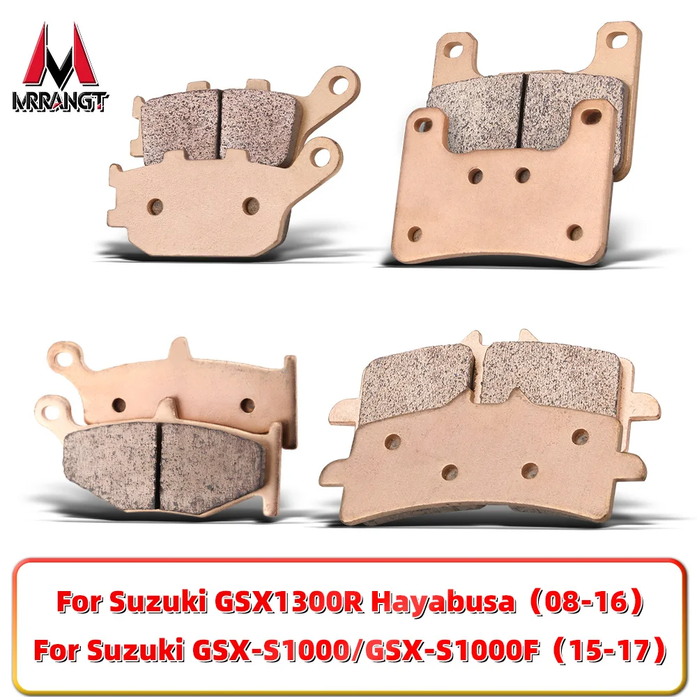 

MRRANGT Sintered Metal Brake Pads Set For Suzuki Hayabusa GSX1300R 2008-2016 GSX-S1000/GSX-S1000F 2015-2017 motorcycle parts