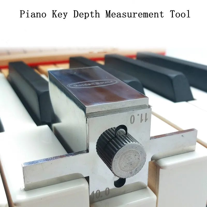 Piano Repair Tuning Tool Key Depth Measuring Device Down Key Depth Measuring Block Measuring Key Depth