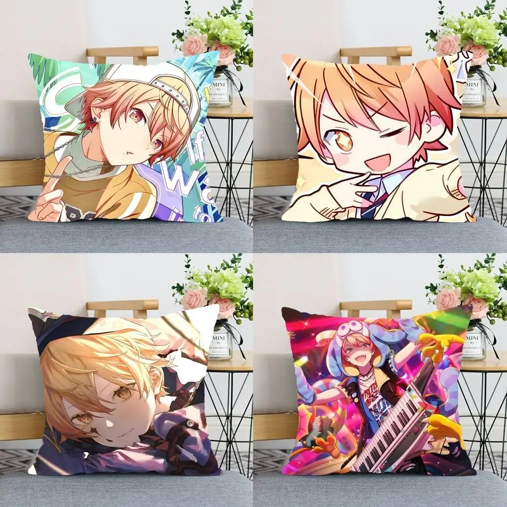 

Cartoon P-Project SEKAI Tenma Tsukasa Soft Decorative Pillow Covers Sofa Cushions For Living Room Cozy Ornamental Throw Pillows