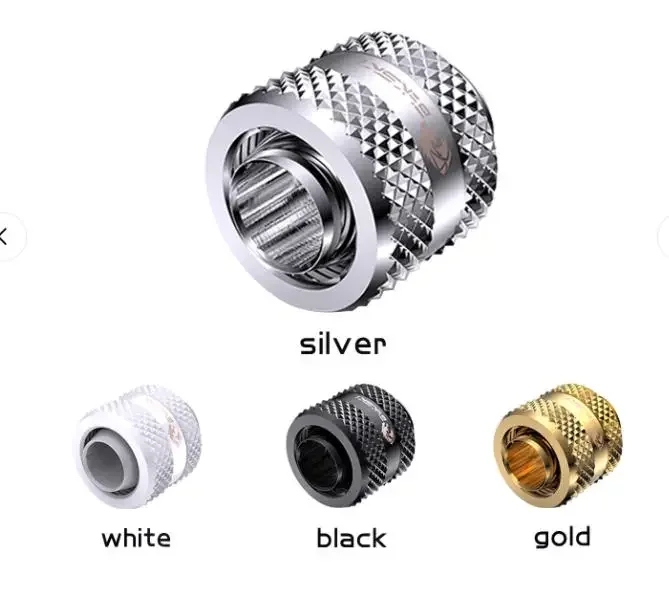 Bykski B-FT3-TN-V2 Hose Tube Fitting Use for ID 9.5mm + OD 12.7 Pipes 3/8