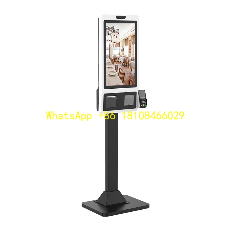 

Payment Terminal Touchscreen Self Order Machine Portable Self-service Ordering Machine Self Pay Terminal Order Kiosk Display