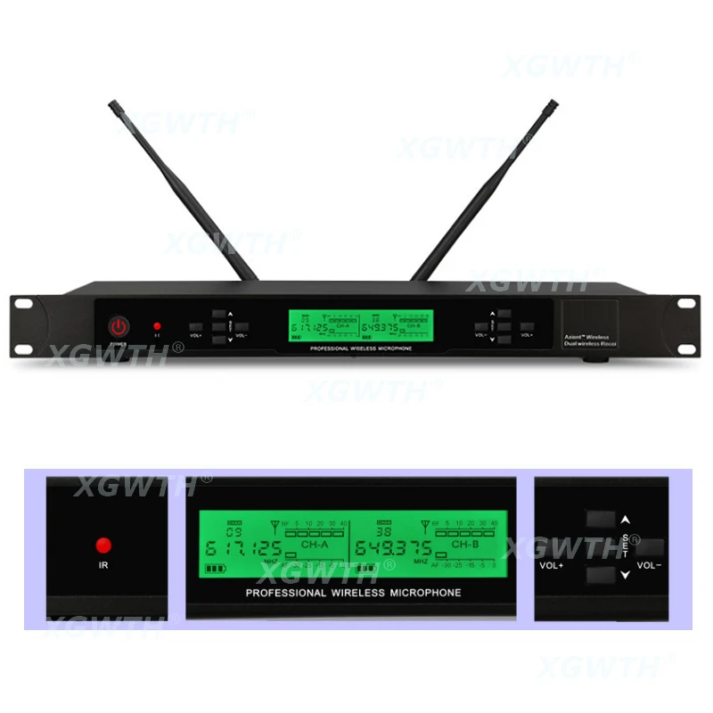 ULXD-Sistema de micrófono inalámbrico Digital UHF, dispositivo de mano para DJ, Karaoke, SKM8, Radio inalámbrica, micrófono dinámico cardioide para escenario