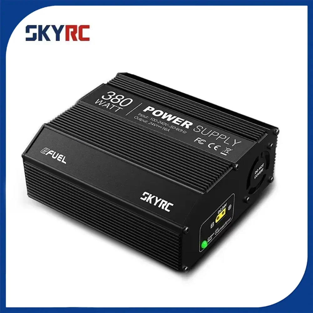 SKYRC EFUEL 380W 16A 24V DC Power Supply AC100-240V Adapter for B6 Nano ISDT Q6 Plus E4Q RC Balance Charger