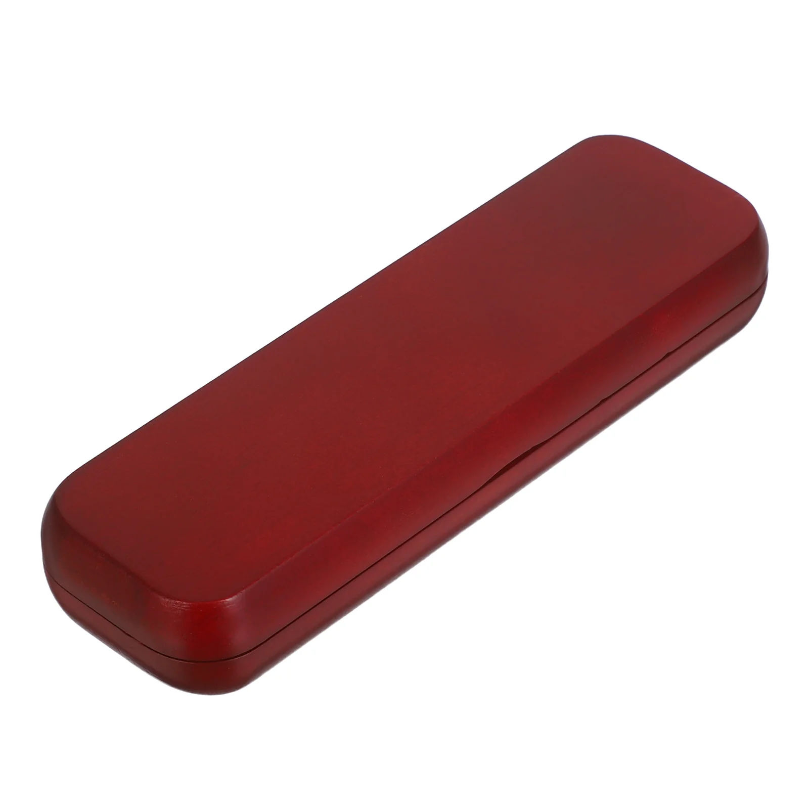 

Dual Slot Wooden Pen Box Elegant Red Fountain Pen Case Pencil Storage Desk Organizer for Office Travel Collector