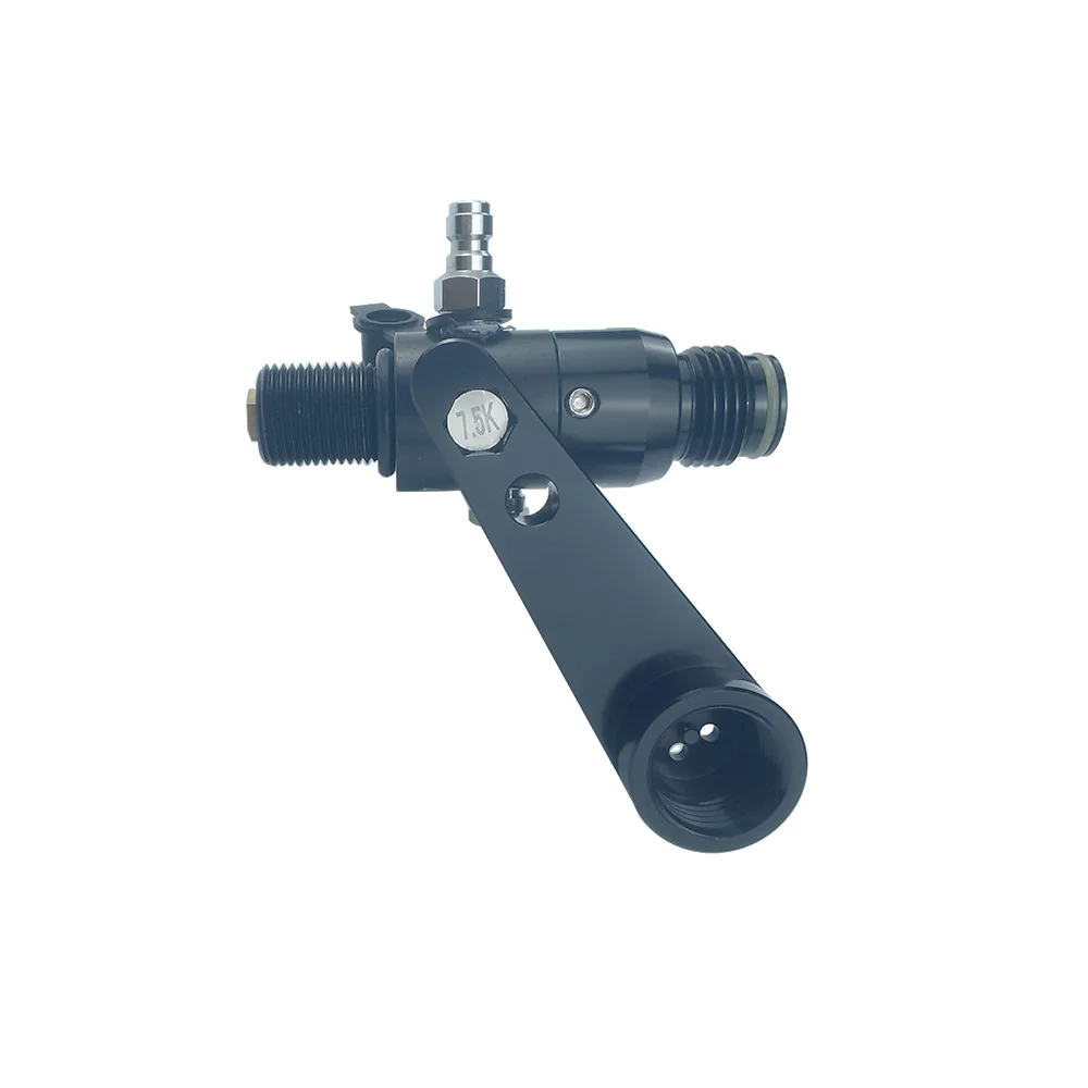 Llave de válvula reguladora de Paintball, llave negra para liberación de presión Residual, reemplazo antidisturbios y eliminación de regulador fácilmente