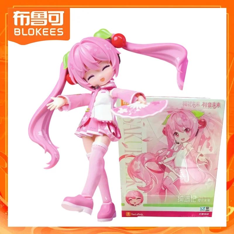 

[24Hours Shipping] BLOKEES Qiyu Edition Hatsune Miku Sakura Miku Dress-up Assembling Movable Doll Ornament Collection Gift