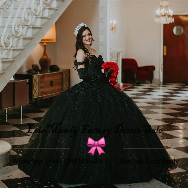 Stijlvolle Tweedelige Quinceanera Jurken 2023 Kralen Pailletten Baljurk Lange Zoete 16 Optocht Jurk Vestidos De 15 Quinceañera