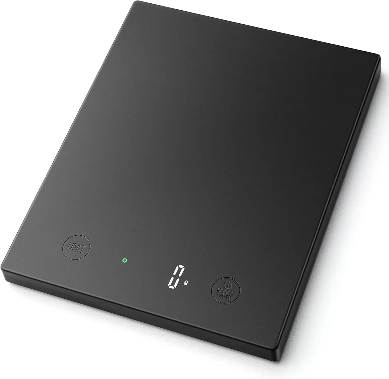 

22lb/10kg Food Scale, 0.1oz/1g Precision, Kitchen Digital Scale for Cooking Baking, LED Display, 3 AAA Batteries, Black