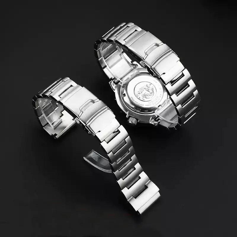 

For Seiko Monster Metal Watch Strap Bracelet SRP307 313 SKX779 SKX781 Stainless Steel Strap Watch Band Accessories 20mm