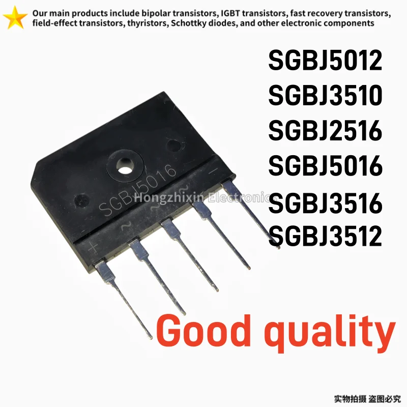 GBJ25M GBJ15M ZIP-4 10PCS Induction cooker rectifier bridge stack