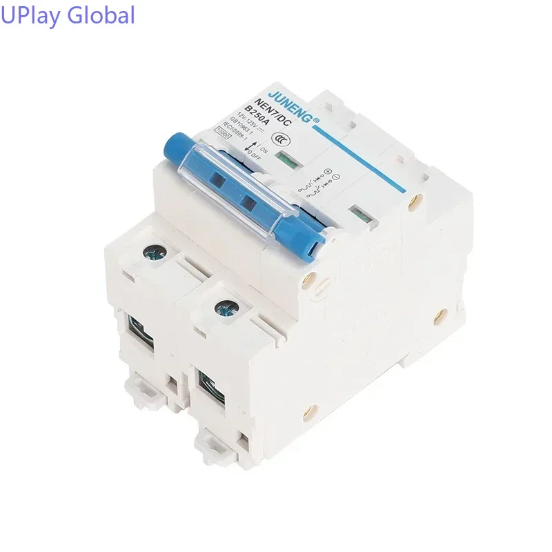 DC Circuit Breaker 1P 2P 12V24V48V60V120V Air Switch 63A 80A 100A 125A 150A 200A 250A Solar Battery Circuit Breaker