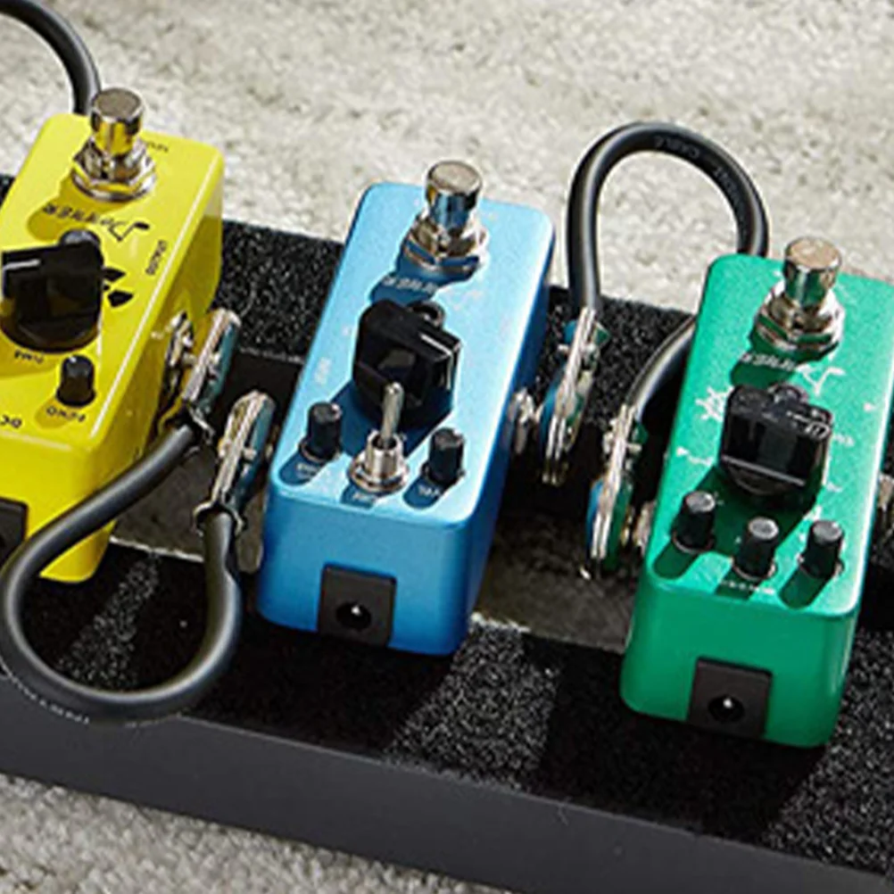 Cables de conexión para Pedal de guitarra, cables de conexión de instrumentos de PVC y cobre para efectos de guitarra eléctrica, 4 Uds.