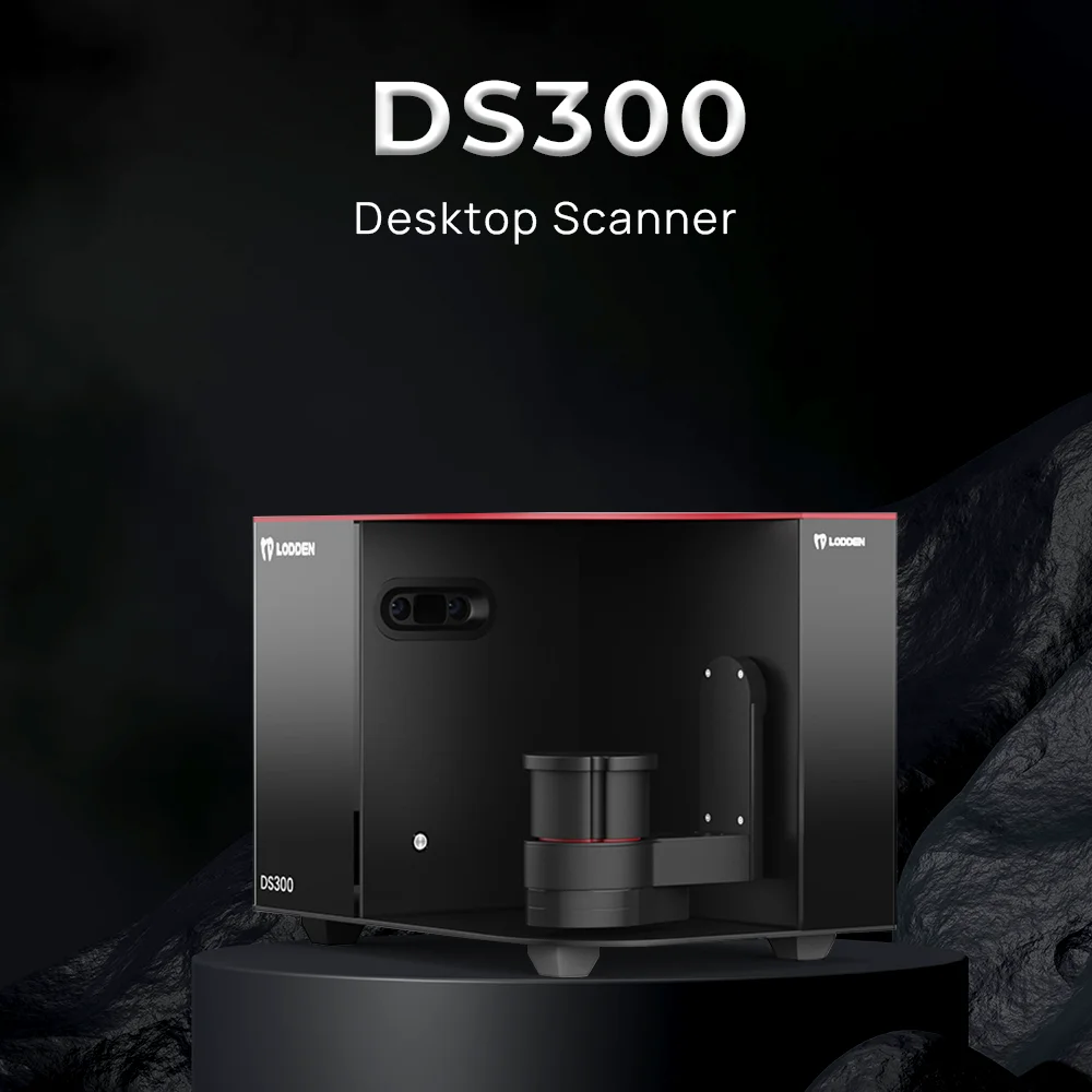 LODDEN Dental 3D Scanner DS130/300/500 with Fast Scan CECertified for Dental Lab CAD/CAM Digital Workflow Equipment