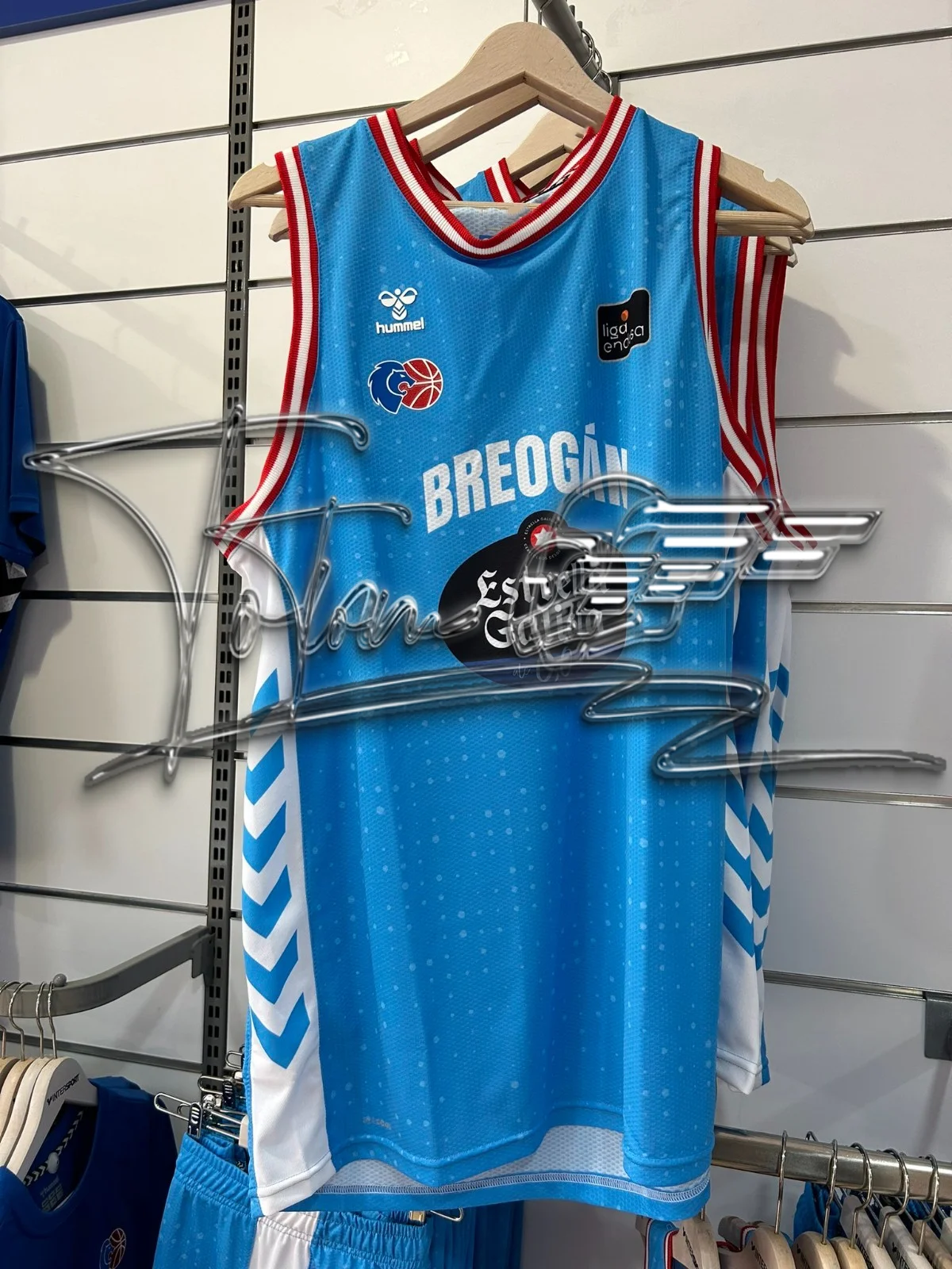 

Breogan 2024-2025 Men's basketball jersey, vest, boys' T-shirt, training uniform, quick-drying breathable basketball vest