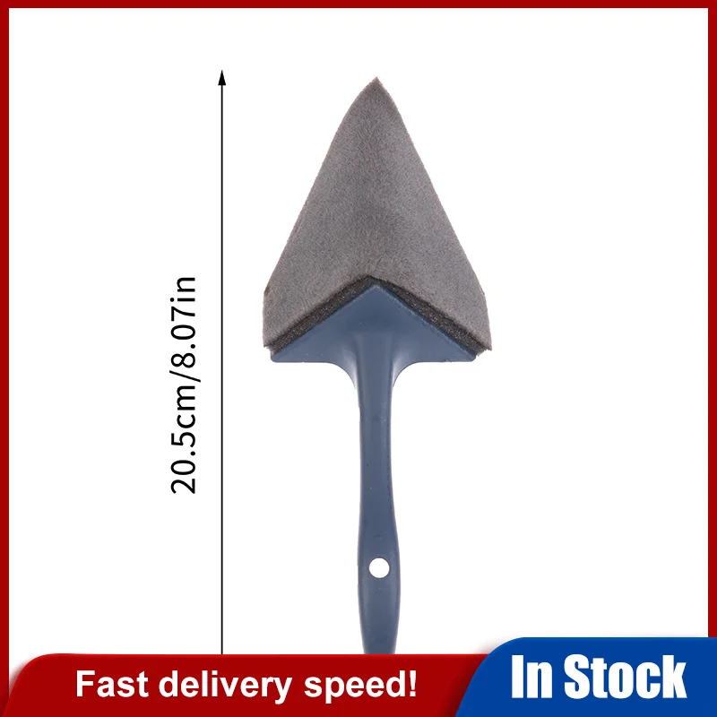 Pincel triangular com cabo de plástico durável, canto multifuncional e pintor para fácil aplicação, 1 peça