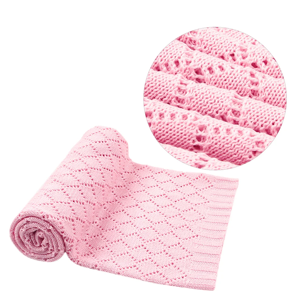 Couverture rose évidée pour poussette de bébé, coupe-vent, automne, hiver