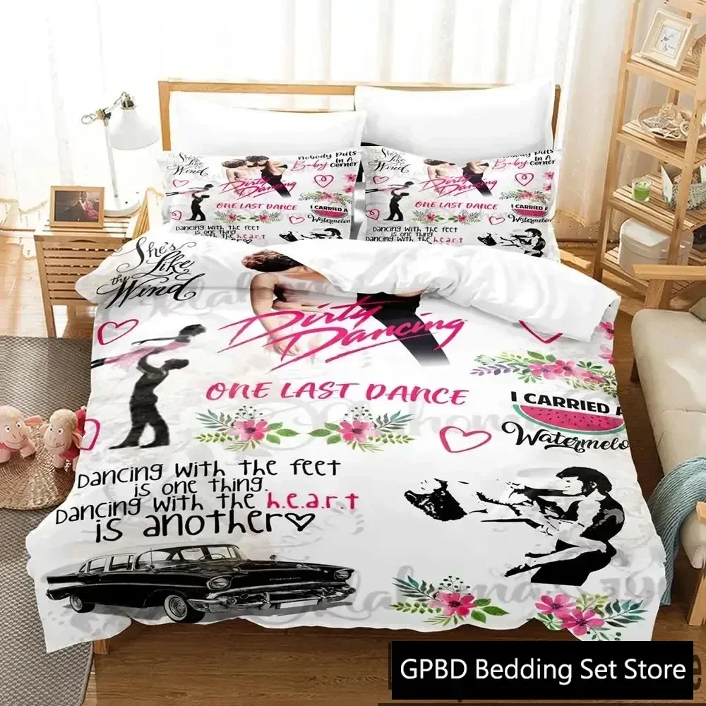 3D Print Dirty Dancing Comfortable Duvet Quilt Cover Pillowcase Bedding Set Children Bedroom Decoration Home Textile