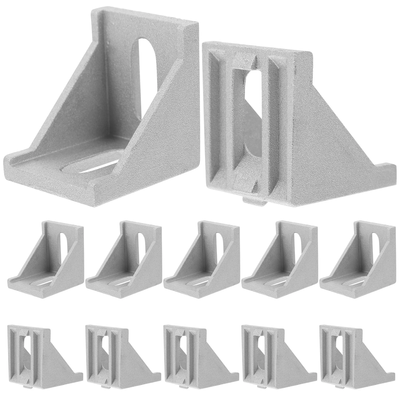 20 قطعة الألومنيوم الشخصي ركن بين قوسين 2020 سلسلة L قوس موصلات ل 90 درجة الألومنيوم النتوء الإطار الجمعية #5