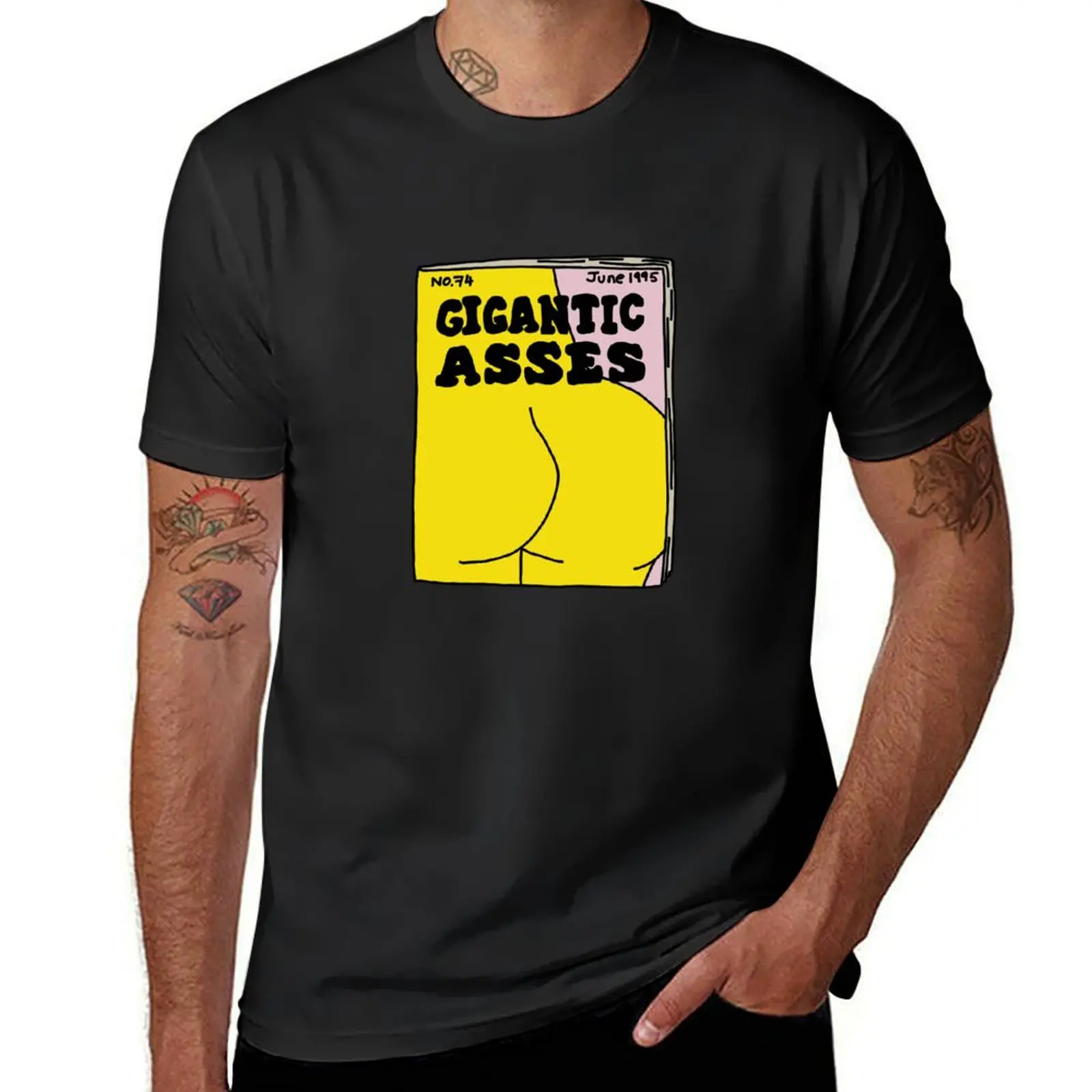 Gigantic Asses T-Shirt anime quick-drying cute tops t shirts men