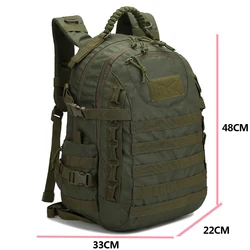 Mochila estratégico impermeable para hombre, bolsa deportiva de gran capacidad para acampar, cazar, Trekking, planificada