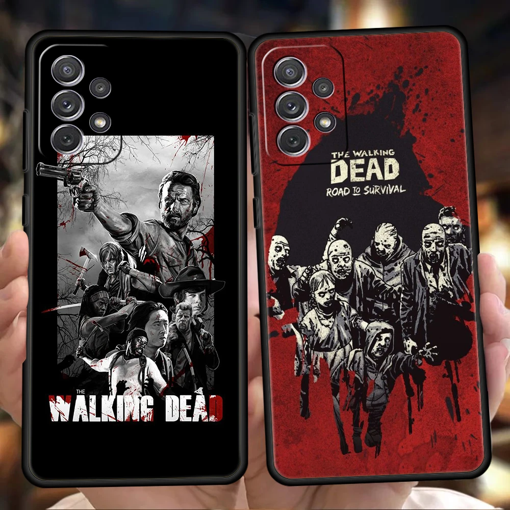 The Walking Dead Phone Case for Samsung Galaxy A13 A14 A54 A73 A34 A51 A71 A22 A23 A32 A52 A01 A11 A21S A31 A41 Soft Shell Capas